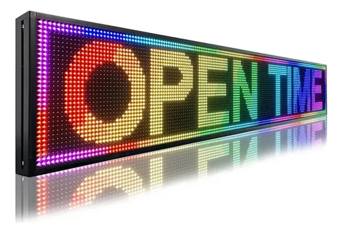 comprar Cartel Led Programable Rgb Real Full Color Pasante Wi Fi