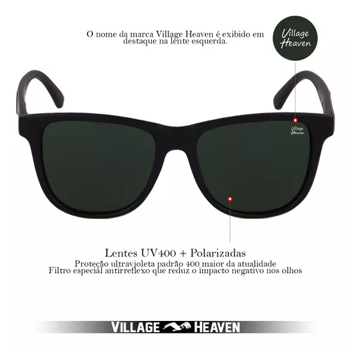 Óculos de sol Masculino orizom Proteção Uv original mandrake verde