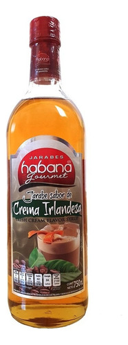 Jarabe Sabor Crema Irlandesa Habana Gourmet 750 Ml