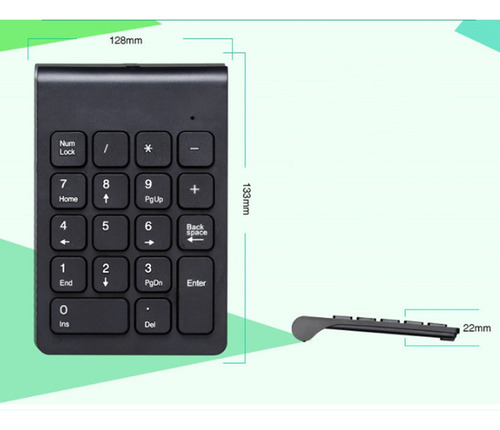 Extensões Sem Fio Do Teclado Numérico Numérico Do Teclado Nu