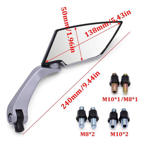 Espejo Retrovisor Para Benelli Bn300 Bn302 Bn600 Tnt 300 600