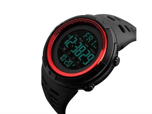 Reloj Skmei 1251 Rojo Digital Deportivo Y Regalo