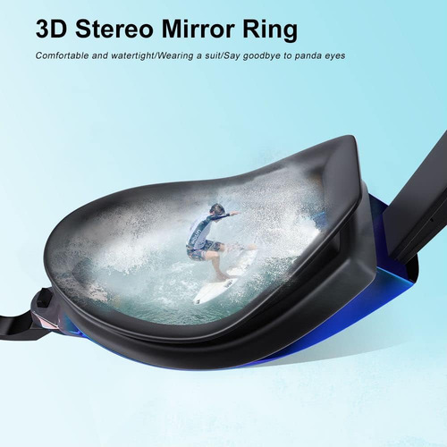 Hdyar Gafas De Natación Polarizadas Para Miopía, Antivaho, G