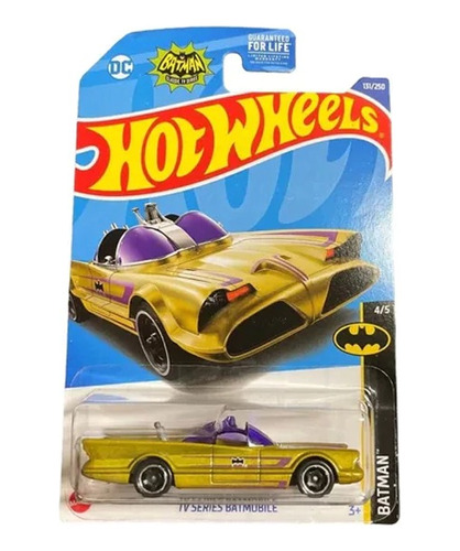 Batman Tv Series Batmobile Dorado 4/5 Hot Wheels Replay