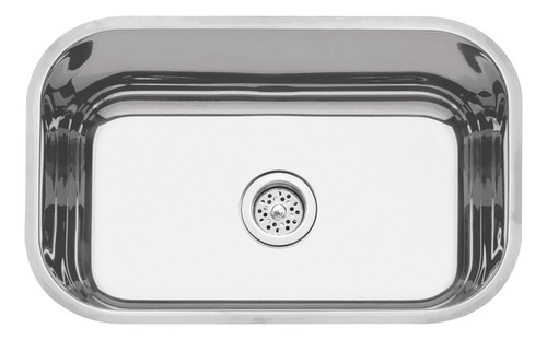 Ff Pileta Tramontina Mesada 47 X 30.5x14cm Acero Inox Pulido