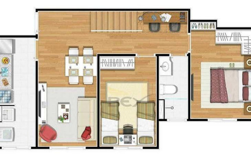 Imagem 30 de 30 de Apartamento De 2 Dormitórios Com 1 Vaga Coberta / Pronto Para Morar 2 Minutos Alphaville R$319.000,00 Reais - Ap0043