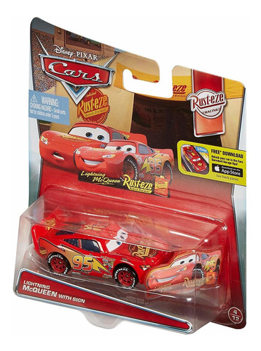 Disney / Pixar Cars Rayo Mcqueen Con Vehículo Sesión