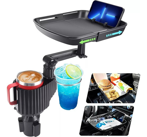 Bandeja Portavasos Para Coche, Expansor, Bandeja De Comida