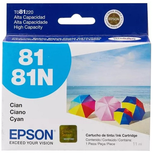 Cartucho Epson 81 81n Cyan Original T081220