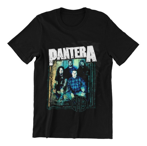 Polera Unisex Pantera Rock Metal Banda  Estampado Algodon 