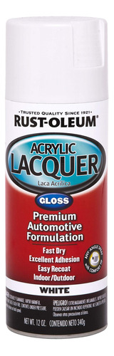 Rust-oleum Pintura Aerosol Acrilica Automotriz Onza Blanco