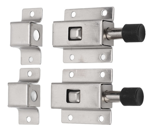 Juego De 2 Cerrojos Para Puerta, Acero Inoxidable, Antirrobo