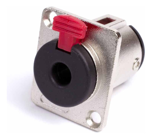 Conector P10 Fêmea Santo Angelo Jackp10 Kit X 6u Prateado