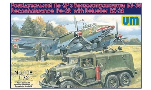 Maqueta Avión Ruso P-2r Con Camión Abastecedor.  En 1/72. Jp