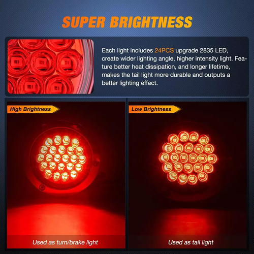 2pz Plafon 24 Led Redondo Aro Plasma Gel 12-24v