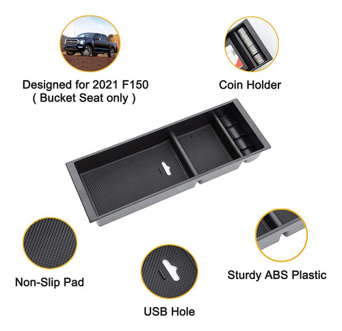 Organizador De Consola Central Para Reposabrazos F150 F-150