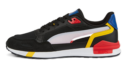 Tenis Puma Graviton Tera Hombre-negro/muticolor