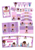 Comprar Kit Imprimible Doctora Juguetes Solo Textos Editables