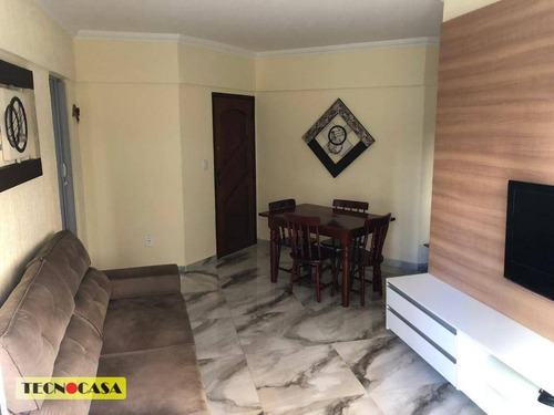 Imagem 2 de 30 de Apartamento Com 01 Dormitório Para Venda Com 53 M² No Bairro Vila Tupi Em Praia Grande/sp. - Ap6428