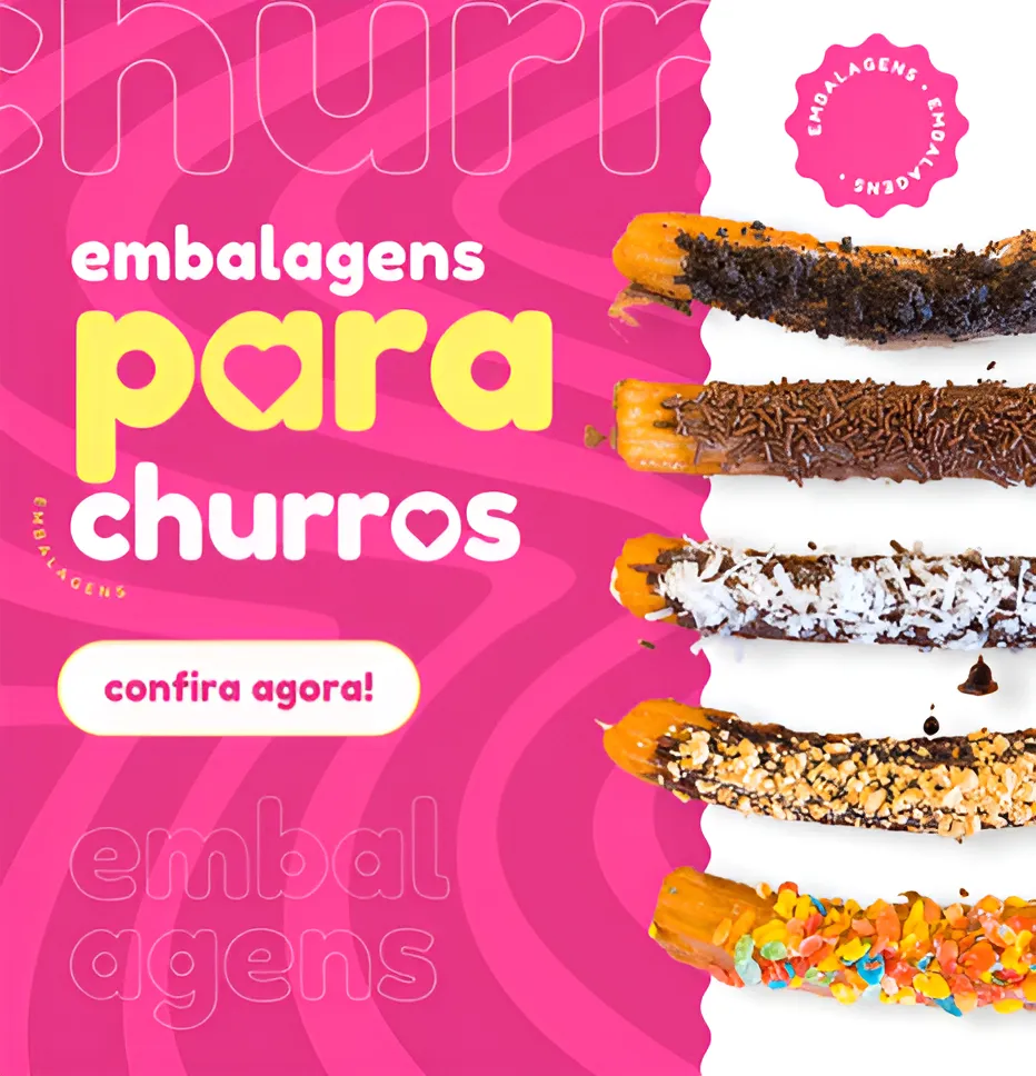 Apresente seus churros assim ... 