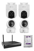 Comprar Kits Ezviz H8c 2mp + H6c 2mp + Dvr 4ch + Disco Western 1tb