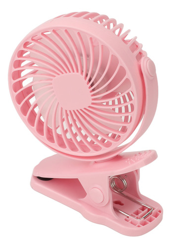 Ventilador Abs Con Clip, 720 Grados, 3 Marchas, Usb Silencio