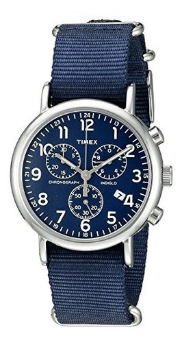 Reloj Timex Weekender Unisex Tw2p71300 Cronógrafo Con