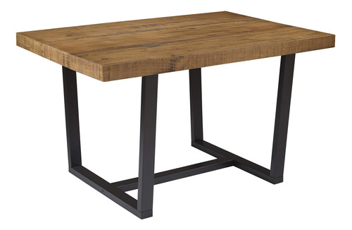 Mesa Comedor Rectangular 132 Cm 6 Personas Madera Moderna Ca