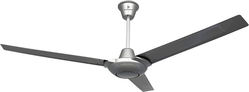 Ventilador de techo Masterfan Tifón satinado con 3 aspas de metal, 56" de diámetro 127 V