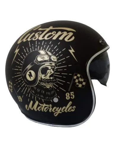 Casco retro outlet cafe racer