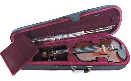 Violin 3/4 Macizo Tapa Pino Fondo Maple Stradella Mv141134