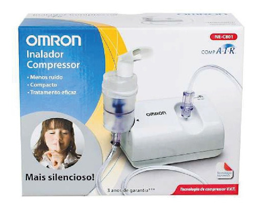 Imagen 2 de 4 de Nebulizador De Compresor Omron Ne-c801