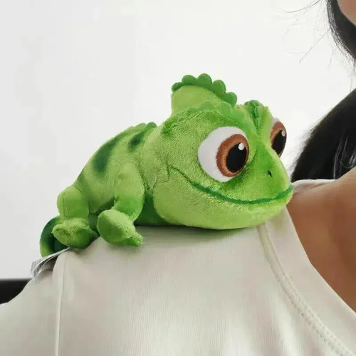 15cm Pascal Rapunzel Camaleón Muñeco De Peluche Pascal