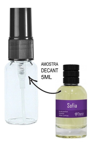Imagem 2 de 2 de Decant 5ml - Sofia - Thera Cosméticos - Amostra Vidro Spray