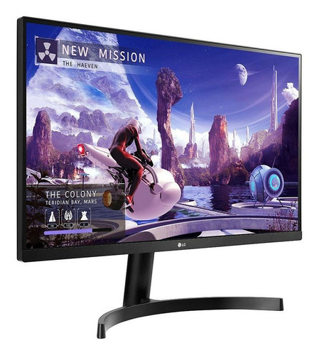 Imagen 2 de 6 de Monitor gamer LG 27QN600 led 27" negro 100V/240V
