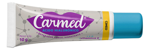 Hidratante Labial Carmed Acido Hialurônico Vitamina E 10g