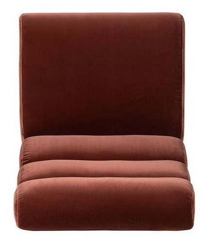 Imagen 6 de 9 de Rosen Poltrona Imbos Tela Ladrillo