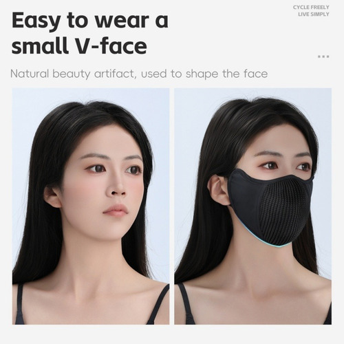 Máscara Facial Ice Silk, Transpirable, Deportiva 3d, A Prueb