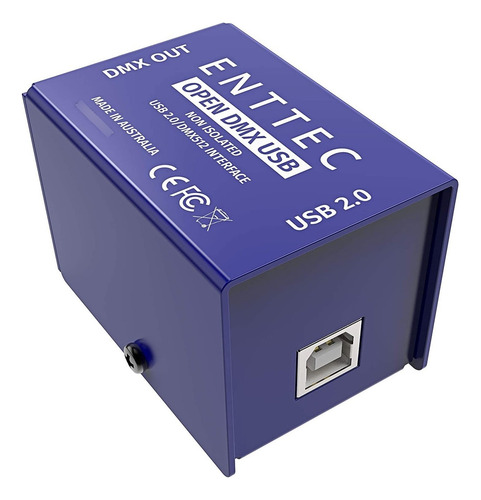 Enttec Open Dmx Usb 70303 - Controlador De Interfaz De Ilumi