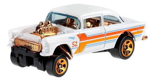 ¿hot Wheels 55? Chevy Belair Gasser 4/6 Serie Pearl Chrome