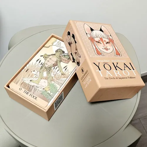 Klp Baralho De Tarô Yokai, 78 Unidades Folclóricas, Cartas