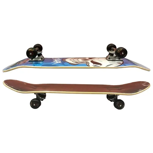 Skateboard Freestyle Doble Cola Stark Old Skull Calavera