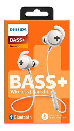 Auriculares Bluetooth In Ear Philips Shb4305wt/00