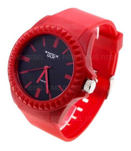 Reloj Knock Out Hombre 8456 Sumergible Caucho