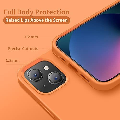 Imagen 4 de 6 de Funda P/iPhone 13 Cordking 6.1inch/ultradelgada/naranja