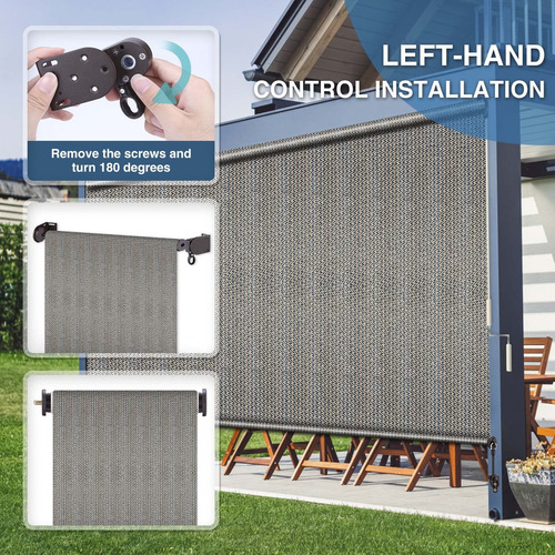 Coolaroo Kit De Manivela Para Cortinas Enrollable Mmg
