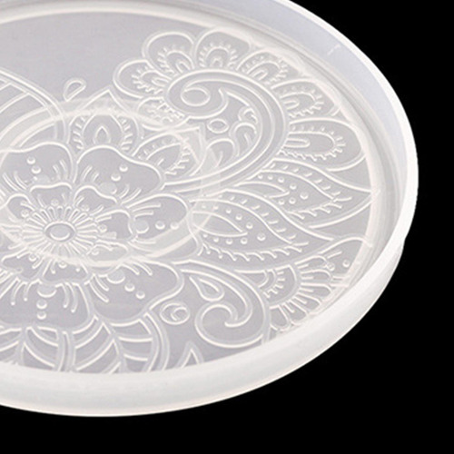 Molde De Silicona Para Posavasos De 2 Piezas, Moldes Para