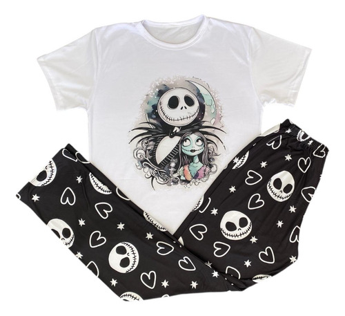 Duo Pijama De Jack Skellington Dama Hombre