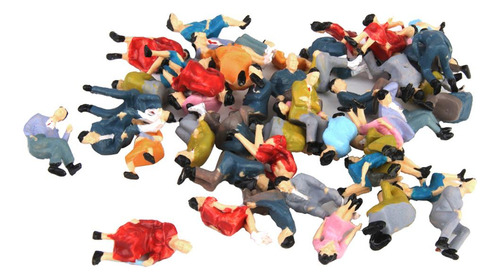 100pcs O Scale Diorama Railway Painted People