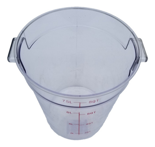Contenedor Recipiente Redondo 8 Lt Con Tapa